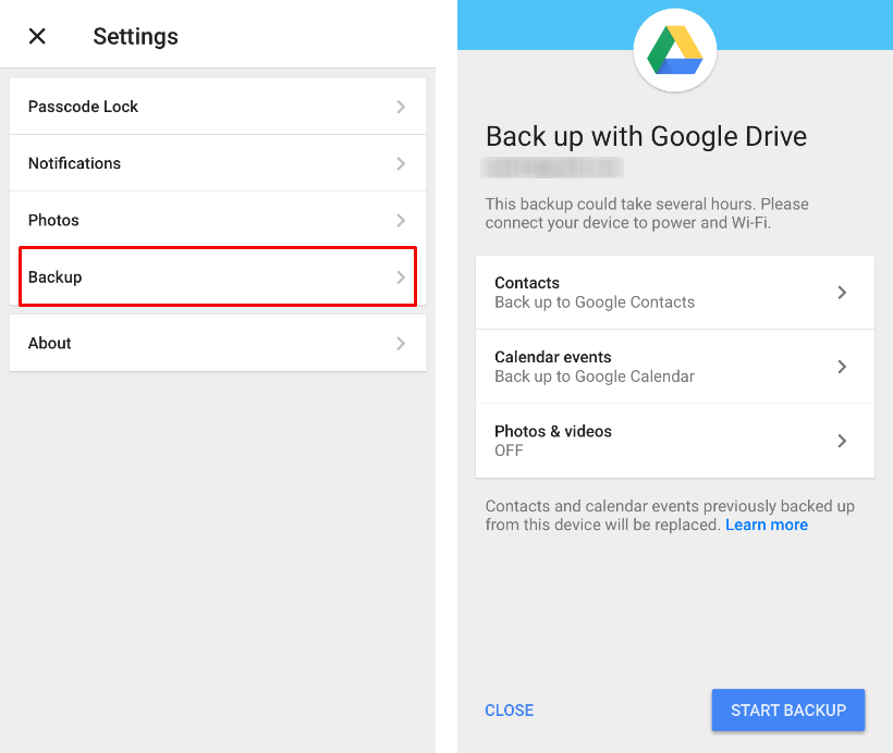 How to backup iPhone without iCloud via Google Drive
