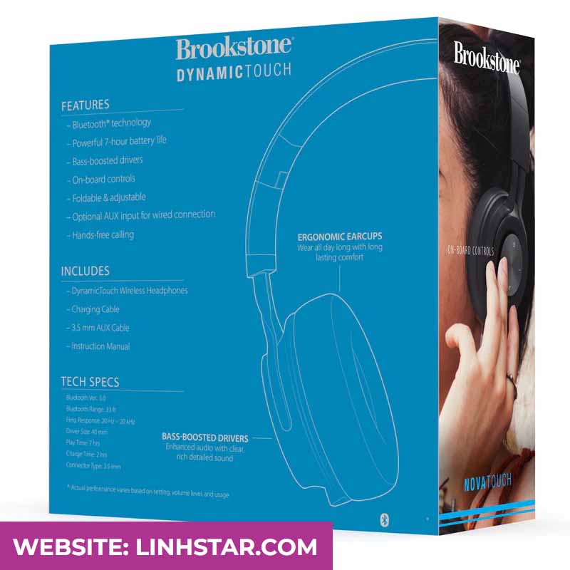 brookstone novatouch wireless headphones review