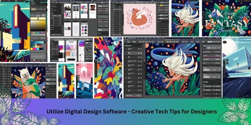 Utilize Digital Design Software - Creative Tech Tips for Designers